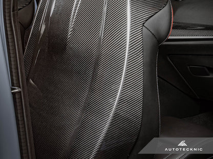 AutoTecknic Dry Carbon Full Seat Back Cover Set - G42 M240I - Graveyard Performance