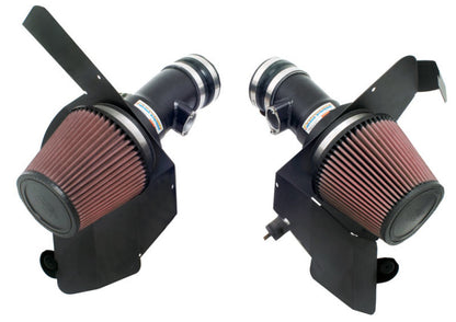 K&N 06-07 BMW M5 5.0L Flat Black Typhoon Short Ram Intake - Graveyard Performance