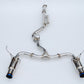 Invidia 2022+ Subaru WRX N1 Twin Outlet Single Layer Tip Cat-Back Exhaust