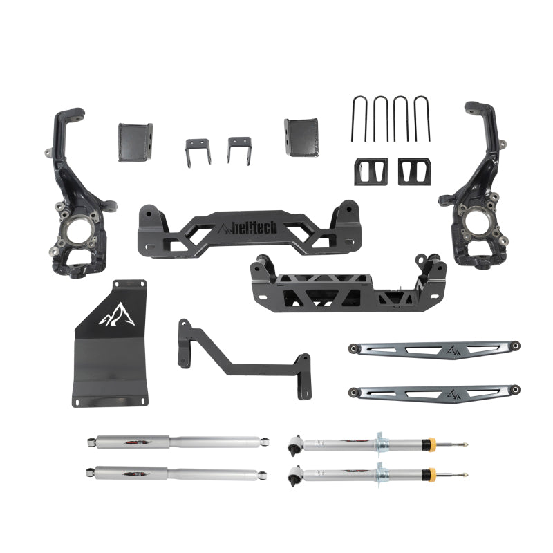 Belltech 2021+ Ford F150 4WD Trail Performance Lift Kit w/ Shocks - Graveyard Performance
