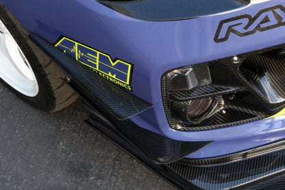 Subaru WRX STI Carbon Fiber Front Bumper Top Canards 2015-2017