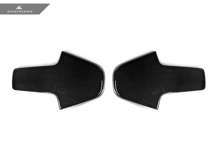 AutoTecknic Dry Carbon Seat Back Cover Set - F97 X3M | F98 X4M - Graveyard Performance