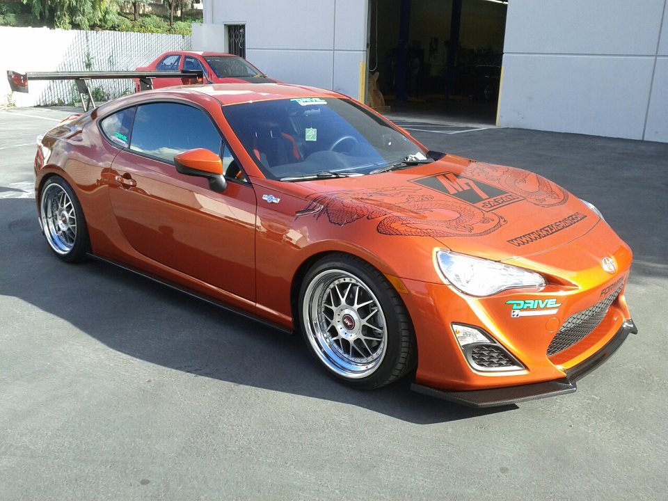 APR Performance Scion FRS / Toyota GT86/ Subaru BRZ GT250 Carbon Fiber Adjustable Wing 2013-2016 w. 11" Pedestals Set