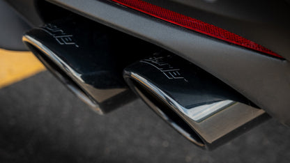 Borla 2024 Ford Mustang GT 5.0L V8 w/ Active Exhaust ATAK Cat-Back Exhaust System - Black Chrome - Graveyard Performance