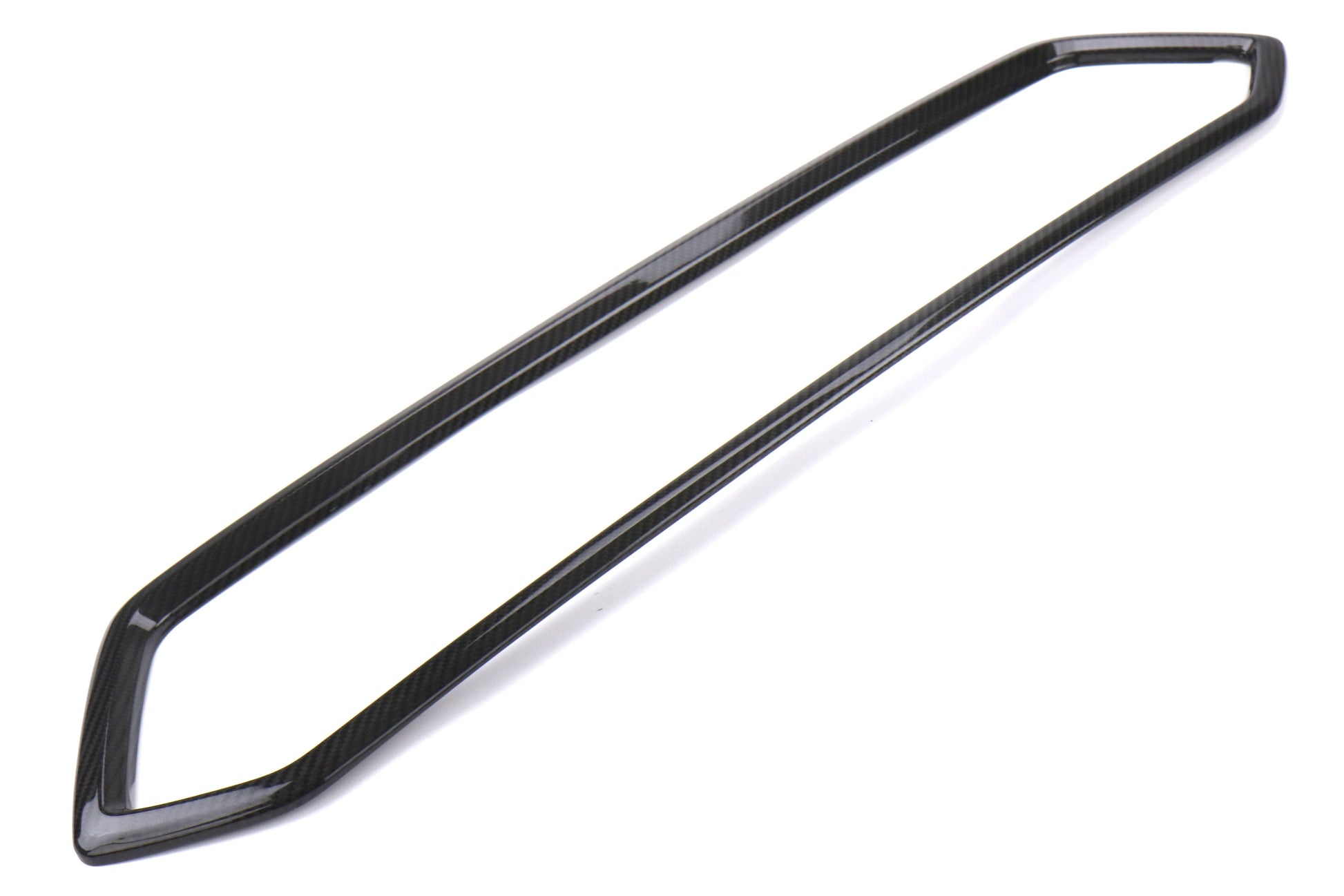 OLM LE Dry Carbon Fiber Grille Garnish (Outer) - 2018-2021 Subaru WRX / STI - Graveyard Performance