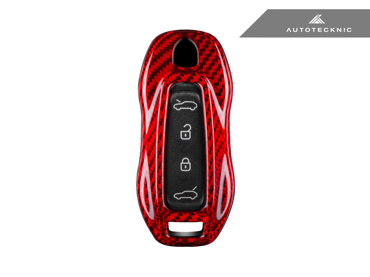 AutoTecknic Dry Carbon Key Remote Trim - Porsche Macan EV 2024-Up - Graveyard Performance