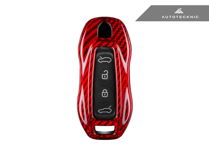 AutoTecknic Dry Carbon Key Remote Trim - Porsche Macan EV 2024-Up - Graveyard Performance