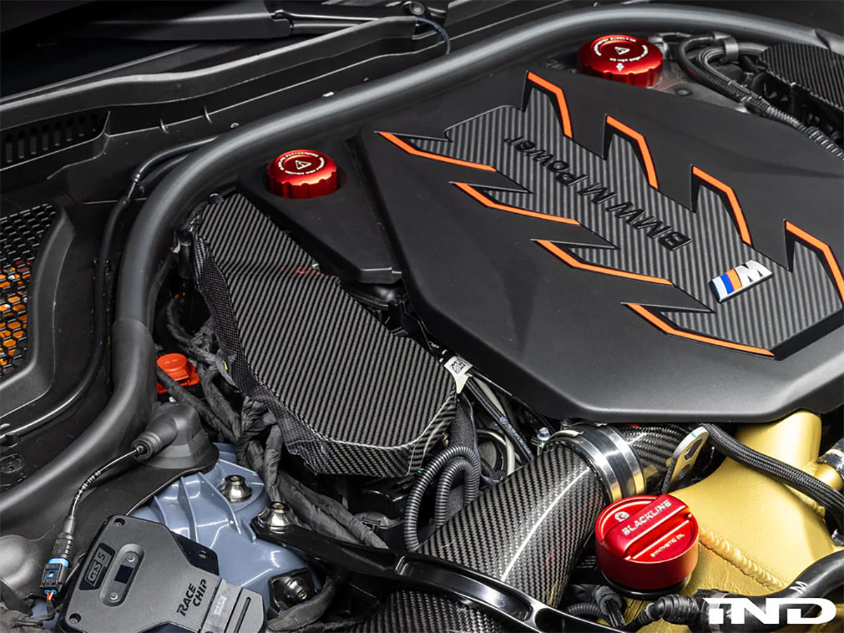AutoTecknic Pre-Preg Carbon Engine Cover Extension Set - G90/ G99 M5 - Graveyard Performance