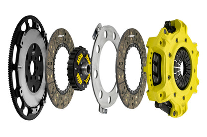 ACT Chevy Camaro/Corvette LS1/LS2/LS3/LS6/LS7 Mod-Twin 10.5 XT Sprung Disc Street Clutch Kit - Graveyard Performance
