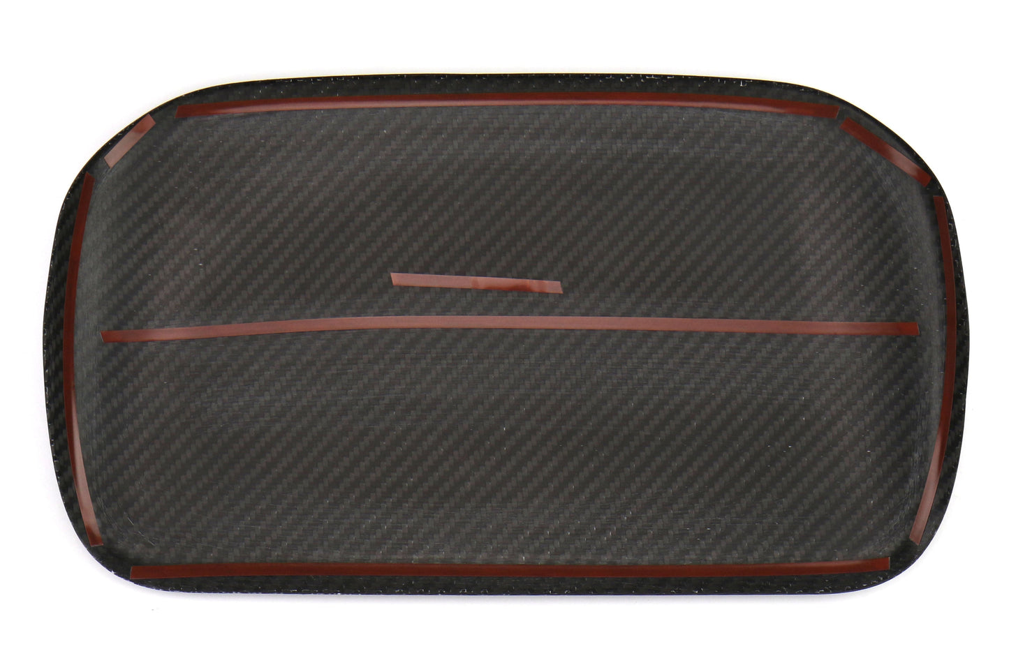 OLM Dry Carbon Fiber Console Hood Cover - 2015-2017 WRX / STI 14-18 Forester 13-17 Crosstrek - Graveyard Performance