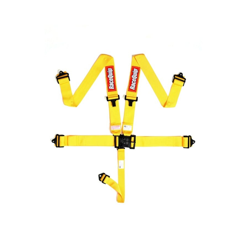 RaceQuip Yellow L & L 5pt Seat Belt - Graveyard Performance