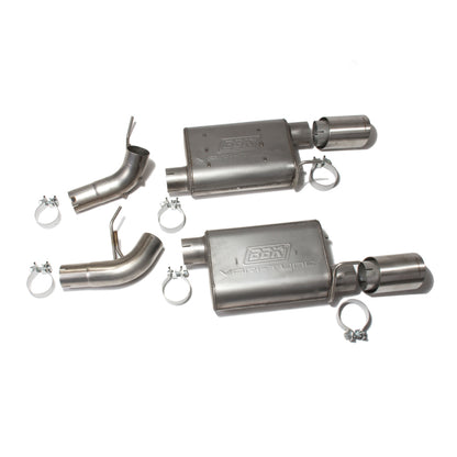 BBK 05-10 Mustang GT VariTune Axle Back Exhaust Kit (Stainless Steel - Graveyard Performance