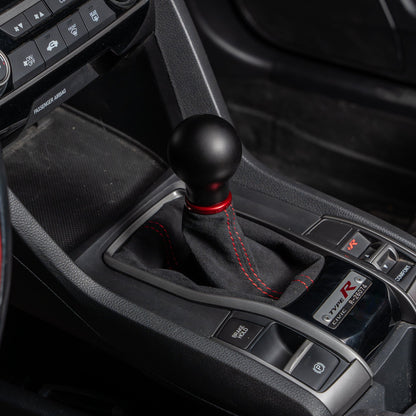 Billetworkz Premium Alcantara Shift Boot – Honda Civic Si/Type R 2016–2021 - Graveyard Performance