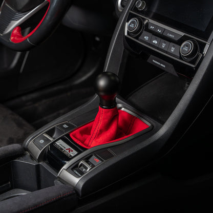 Billetworkz Premium Alcantara Shift Boot – Honda Civic Si/Type R 2016–2021 - Graveyard Performance