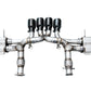 AWE 2023 C8 Corvette Z06 SwitchPath Cat-Back Exhaust - Diamond Black Tips
