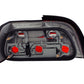 ANZO 1992-1998 BMW 3 Series E36 Coupe/Convertible Taillights Red/Clear
