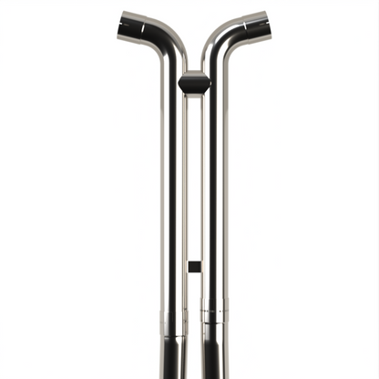 Kooks 18-24 Ford Mustang GT 5.0 3in. Valved Shotgun Cat-Back Exhaust - Carbon Tips