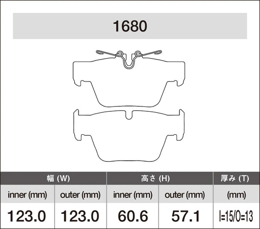 iSWEEP Brake Pads | Rear • F54/F60 JCW LCI