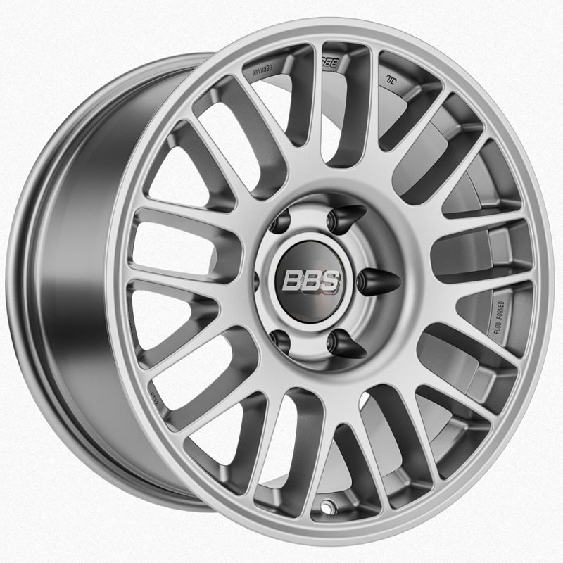 BBS TS-M 18x9in - 5x120 - 72.56 CB - ET30 - Satin Silver Wheel - Graveyard Performance
