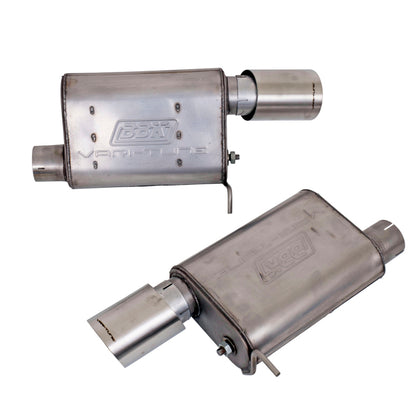 BBK 11-14 Mustang GT VariTune Axle Back Exhaust Kit (Stainless Steel) - Graveyard Performance