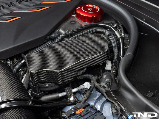 AutoTecknic Pre-Preg Carbon Engine Cover Extension Set - G90/ G99 M5 - Graveyard Performance