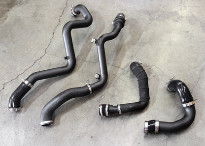 HPS Performance Intercooler Charge Pipe Kit (Cold and Hot Side), Polished, 17-104P