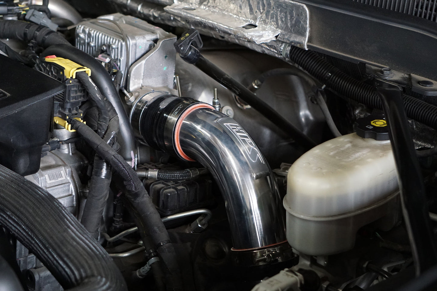 HPS Performance Intercooler Charge Pipe Kit (Hot Side), Polished, 17-146P