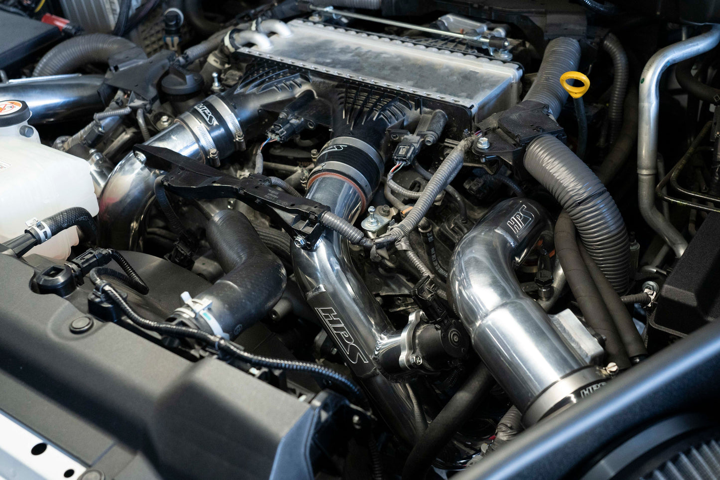 HPS Performance Intercooler Charge Pipe Kit (Hot Side), Black, 17-148WB