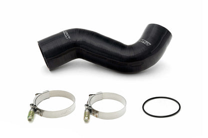 HPS Cold Side Charge Pipe with CAC Hose Intercooler Boot, Red, 17-155R