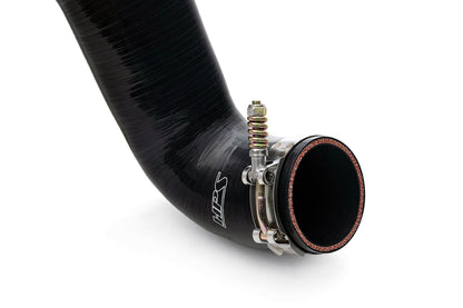 HPS Cold Side Charge Pipe with CAC Hose Intercooler Boot, Black, 17-155WB