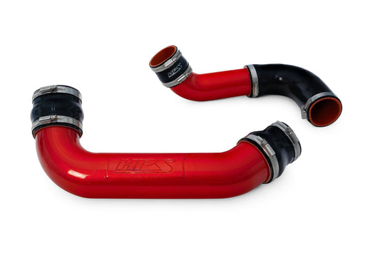 HPS Performance Intercooler Charge Pipe Kit Hot Side and Cold Side Red 17-163R