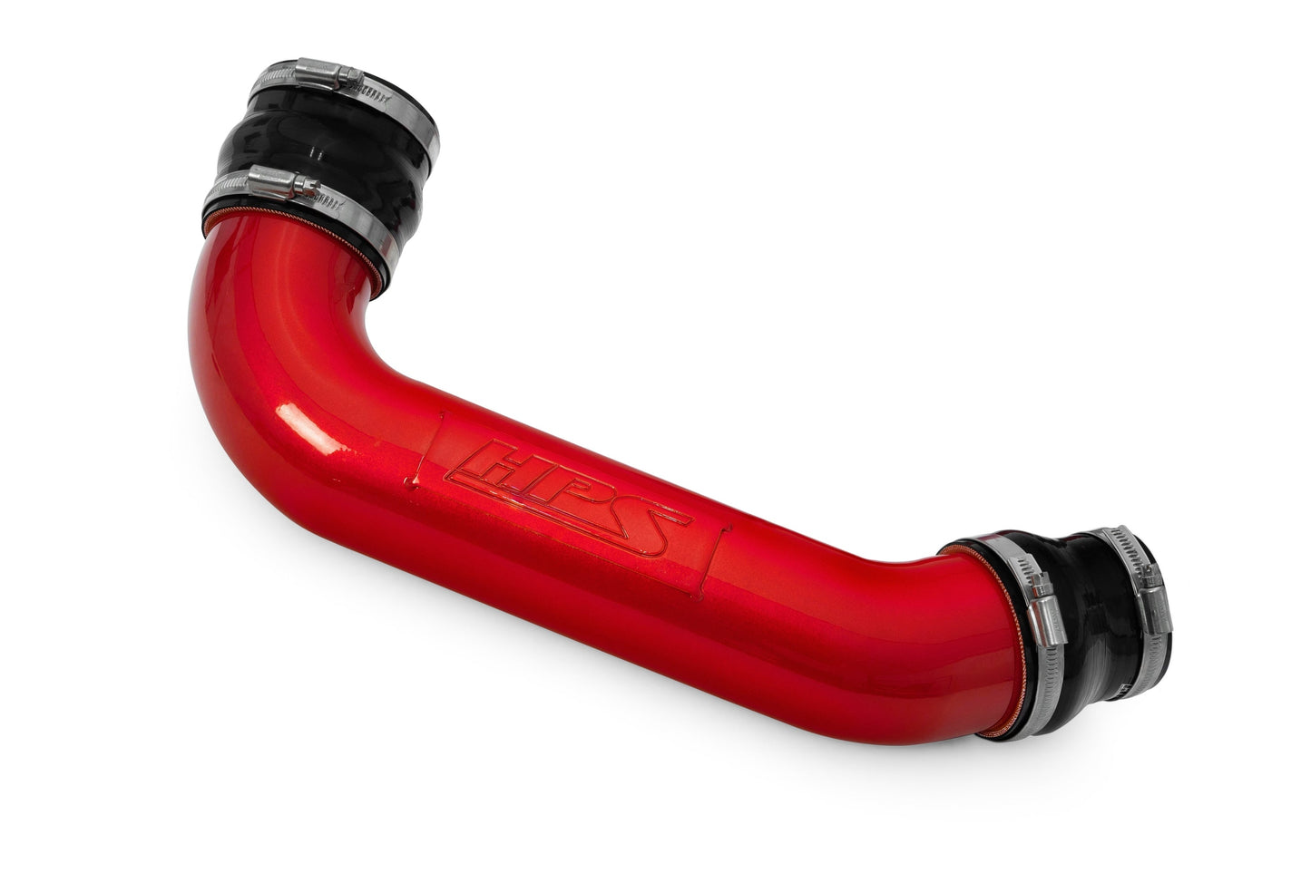 HPS Performance Intercooler Charge Pipe Kit, Hot Side and Cold Side, Red, 17-163R