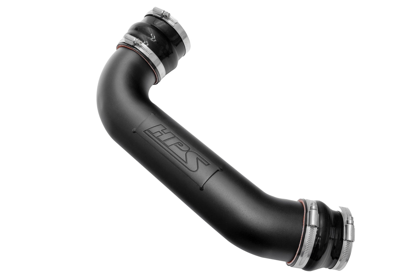 HPS Performance Intercooler Charge Pipe Kit, Hot Side and Cold Side, Black, 17-163WB
