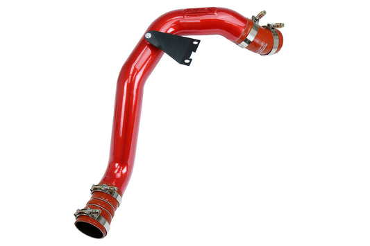 HPS Intercooler Charge Pipe Hot Side with Orange Boots Red 17-171R