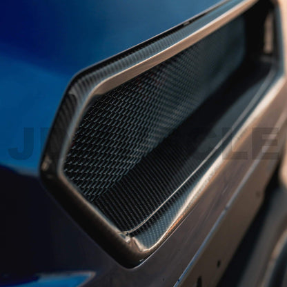 JDMuscle [18-21 WRX/STI] V2 Carbon Fiber Grille | Twill / Honey Comb - Graveyard Performance