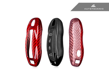 AutoTecknic Dry Carbon Key Remote Trim - Porsche Macan EV 2024-Up