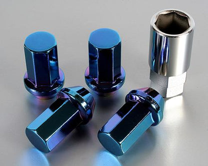 Project Kics 12X1.50 Titanium Blue Caliber Lug Nut - Graveyard Performance