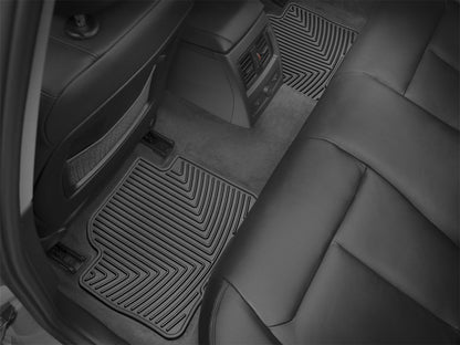 WeatherTech 12+ BMW 3-Series (F30) Rear Rubber Mats - Black - Graveyard Performance