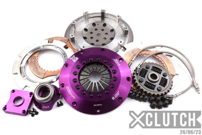 XClutch 1997 Mitsubishi Lancer EVO IV 2.0L 8in Twin Sprung Ceramic Clutch Kit - Graveyard Performance