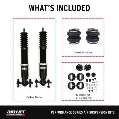 Air Lift Performance 15-23 Ford Mustang S550/24-25 S650 Air Suspension Rear Kit - Graveyard Performance