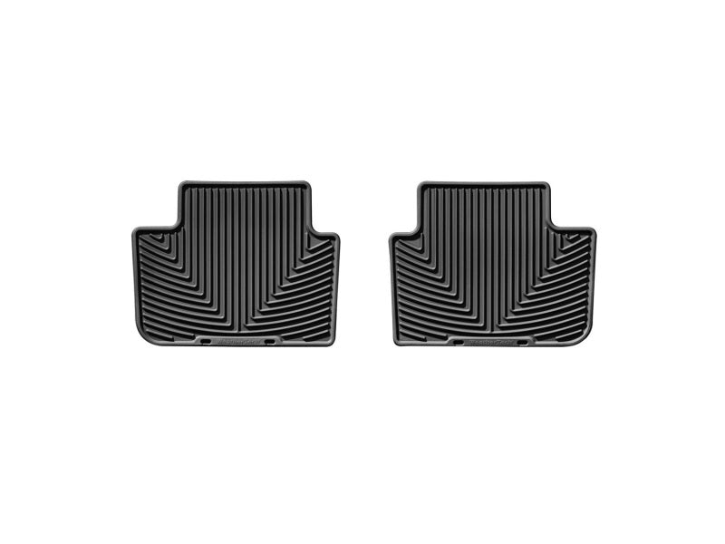 WeatherTech 04+ BMW X3 Rear Rubber Mats - Black - Graveyard Performance