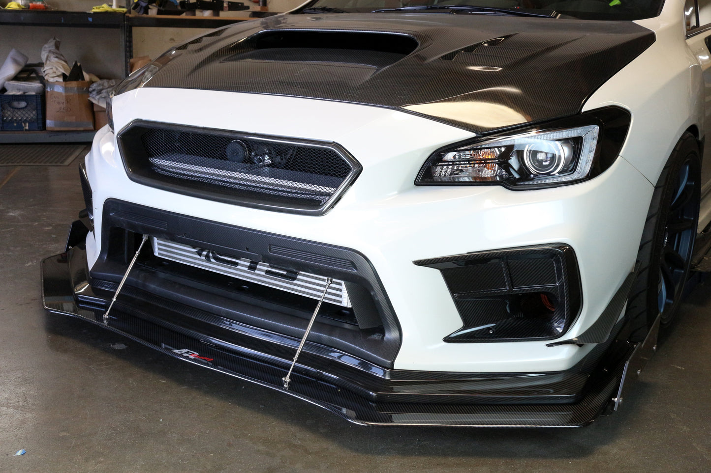APR Performance Carbon Fiber Subaru STI Brake Cooling Ducts 2018-2021
