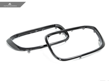 AutoTecknic Replacement Dry Carbon Grille Surround Set - F97 X3M | F98 X4M - Graveyard Performance