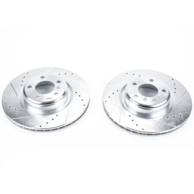 Power Stop 14-16 BMW 228i Rear Evolution Drilled & Slotted Rotors - Pair