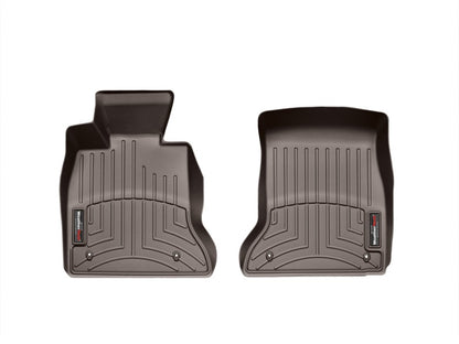 WeatherTech 2011-2016 BMW 5-Series Front FloorLiner - Cocoa - Graveyard Performance