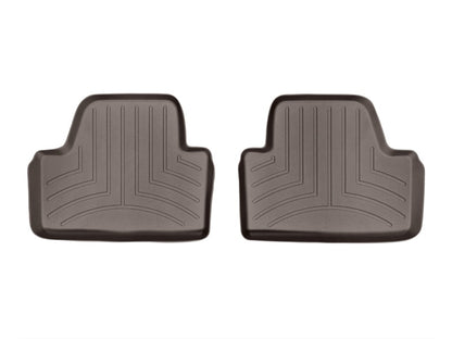 WeatherTech 2014+ BMW 4-Series Rear FloorLiner - Cocoa - Graveyard Performance