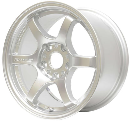Gram Lights 57DR 15x8.0 +28 4x100 Sunlight Silver Wheel - Graveyard Performance