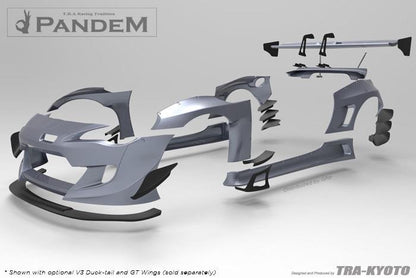 GReddy Scion FR-S Pandem Wide Body V3 Side Canards - Graveyard Performance