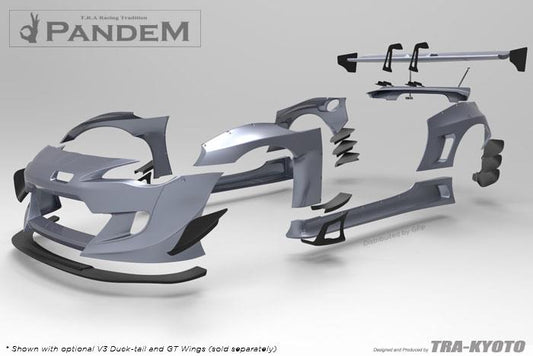 GReddy Scion FR-S Pandem Wide Body V3 Side Canards - Graveyard Performance