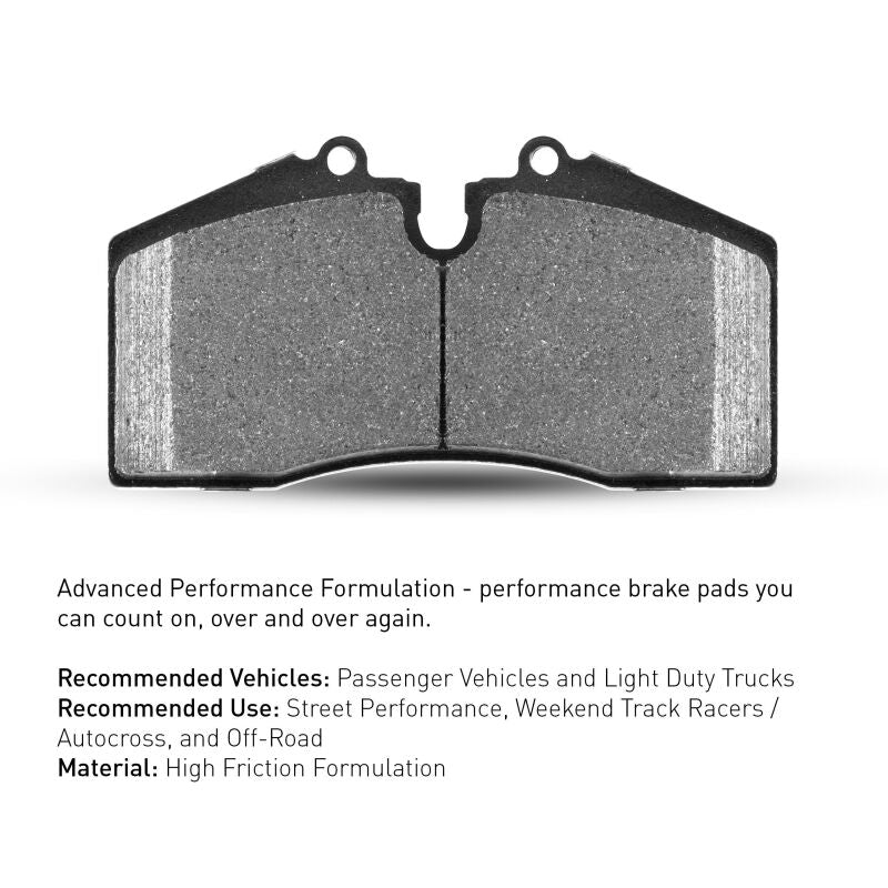 R1 94-04 Ford Mustang Rear Performance Sport Brake Pads